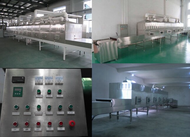 save energy microwave drying equipment for cinnamon