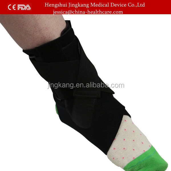 ベルクロネオプレンのスポーツ整形外科足首のサポート足の添え木/足首の骨折を高めるブレース/ce証明し調節可能な足首のサポート仕入れ・メーカー・工場