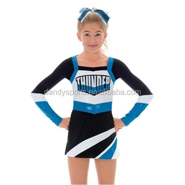 Custom Cute Girls And Kids Wholesale Cheerleading Uniforms Designs