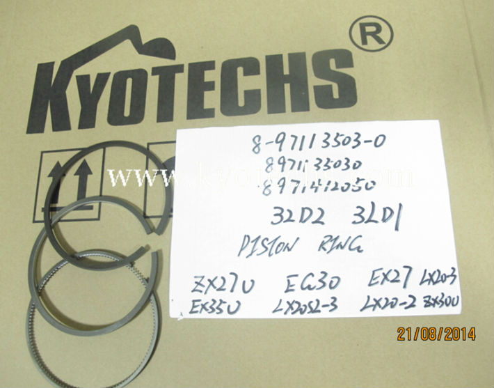 PISTON RING FOR 8-97113503-0 8971135030 897113-5030 8971412050 8-97141205-0 897141-2050 4LD2 3LD1 PISTON RING ZX27U EG30 EX27 LX20-3 EX35U LX20SL-3 LX20-2 ZX30U.jpg