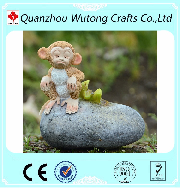 resin monkey statues