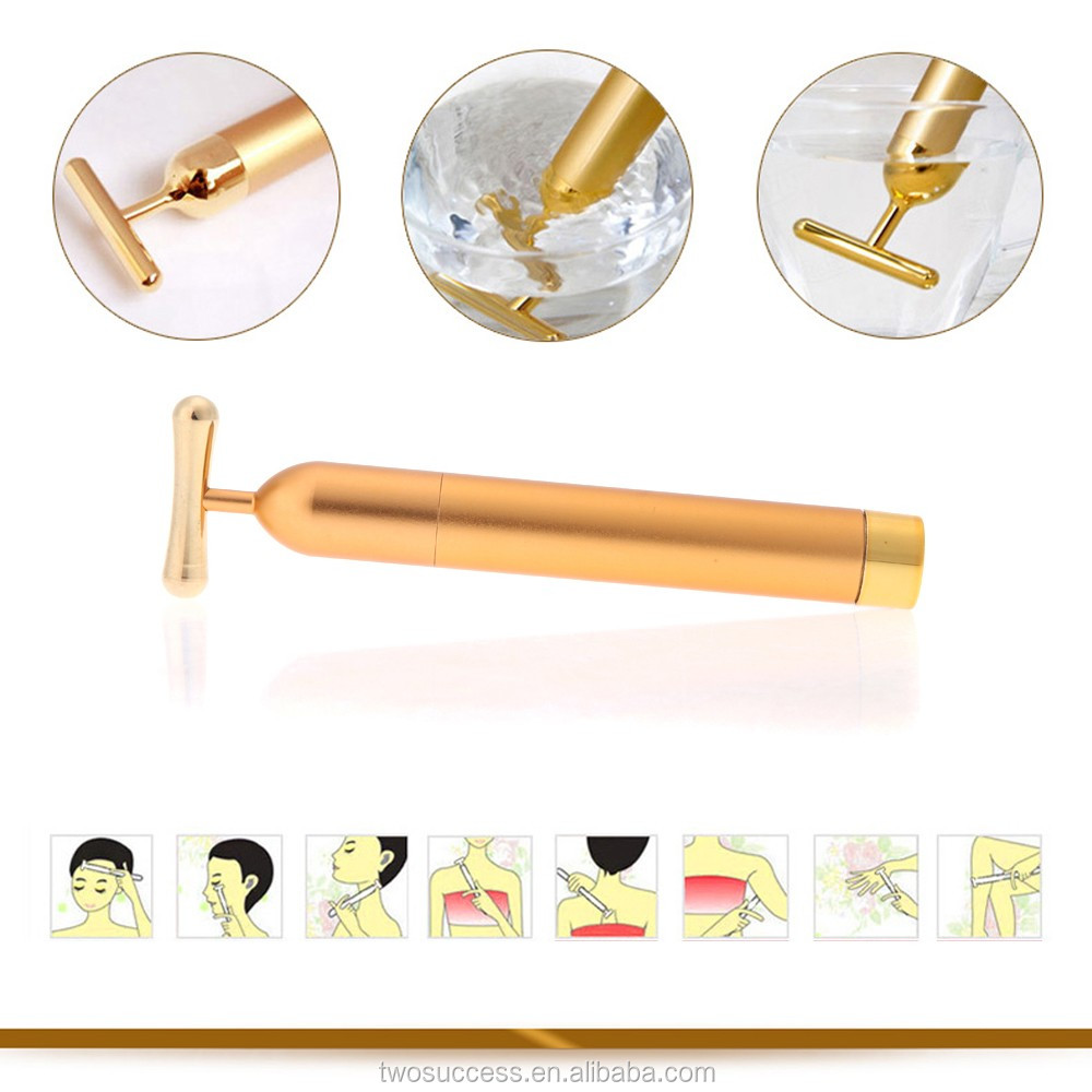 Gold Facial Roller Massage BEAUTY BAR 24K GOLDEN PULSE SKIN CARE Lift .jpg