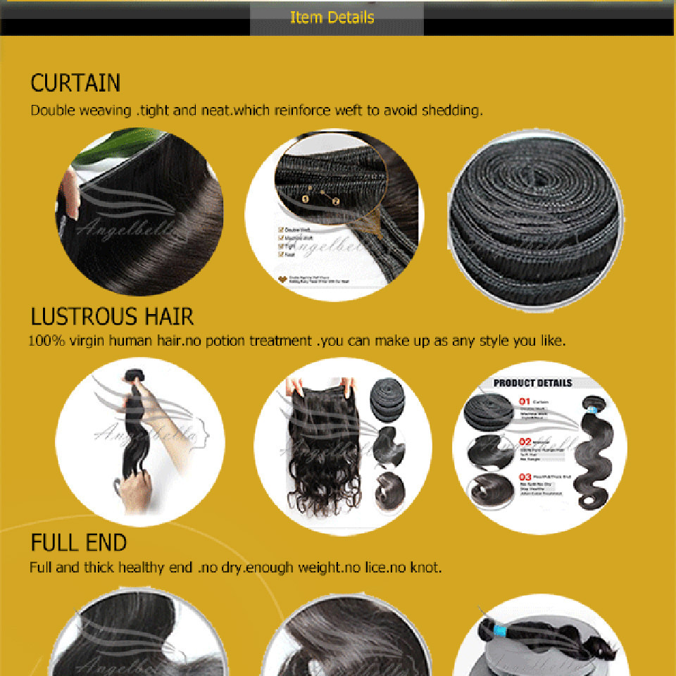 AngelbellaブラジルHair.html卸売alibabaの閉鎖ブラジル髪留め 問屋・仕入れ・卸・卸売り