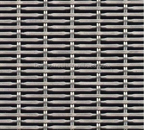 Sertie tissé treillis métallique pour quarry vibrant écran/clôture ... Métallique clôture décor