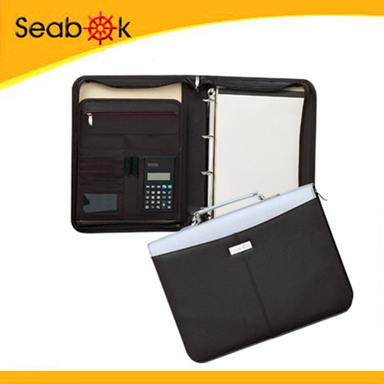 A4 Size Leather File Folder / Leather Conference File Folder Ring