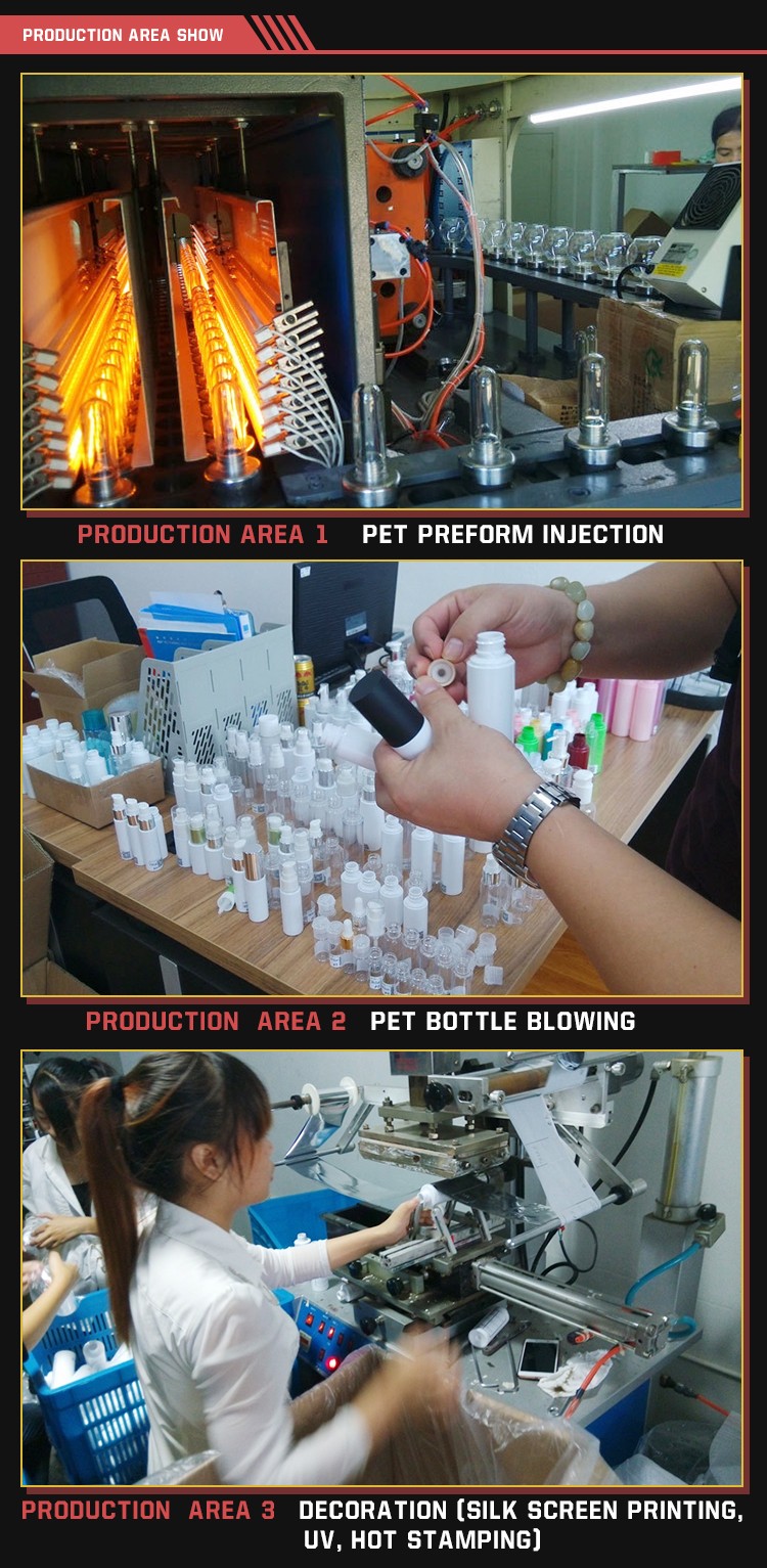 プロのプラスチック化粧品ボトルメーカー、カスタムメイドラウンド200ミリリットルポンプpetプラスチックボトル仕入れ・メーカー・工場