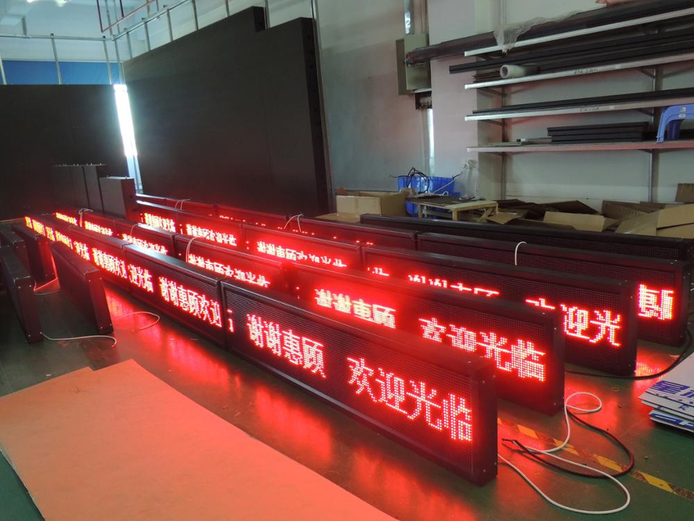 p10 led moving sign