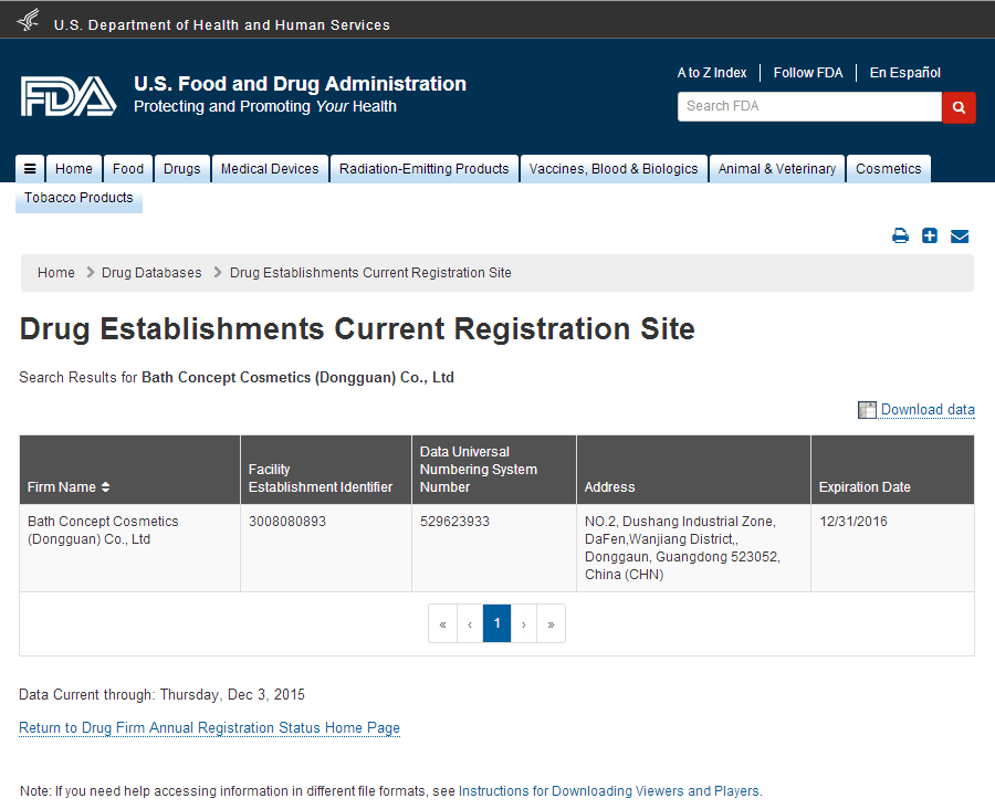 2016 Establishment Registration with FEI Screenshot.png