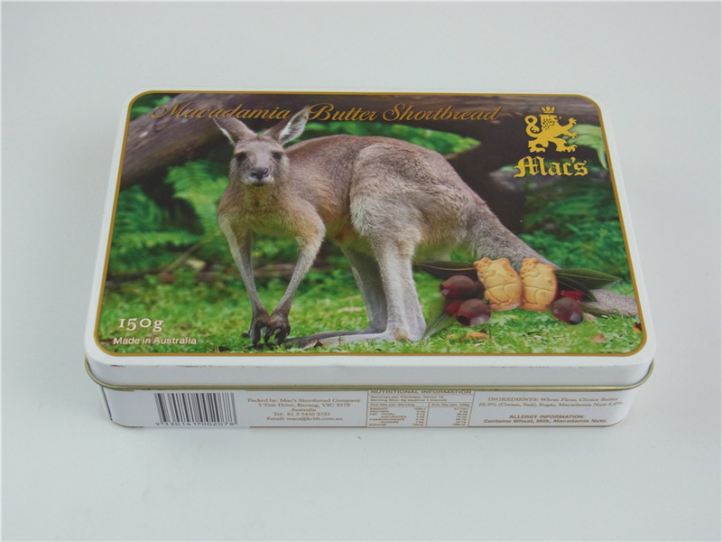 正方形の缶入りクッキー缶食品グレード仕入れ・メーカー・工場