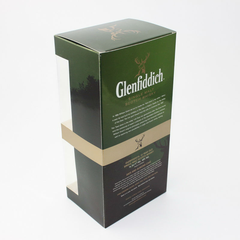 luxury paper card wine box & custom paper wine box with windows patched