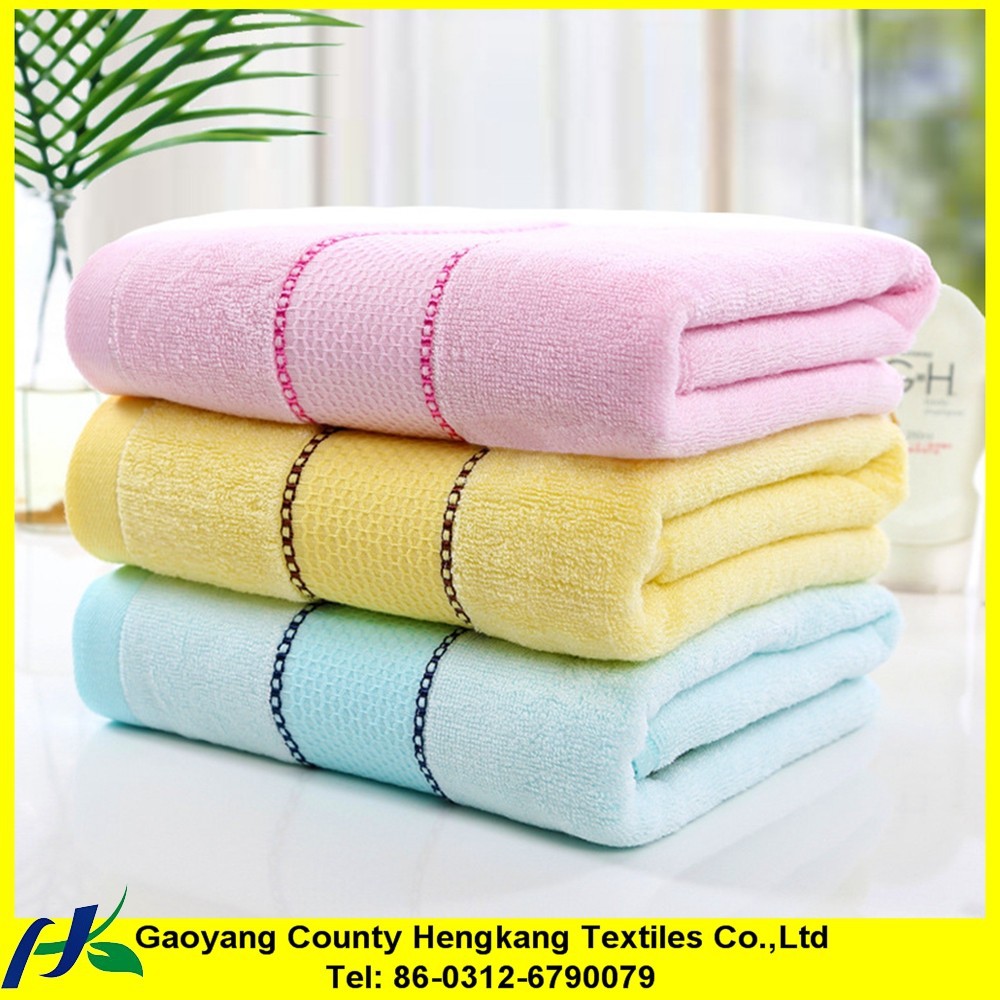 natrual cooling soft terry bamboo hand towel