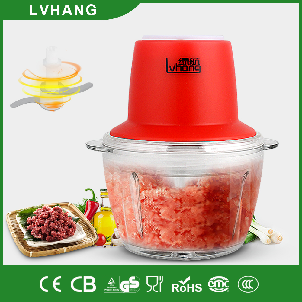 1.0l Electric Mini Meat Chopper With Glass Bowl Buy Mini Meat Chopper