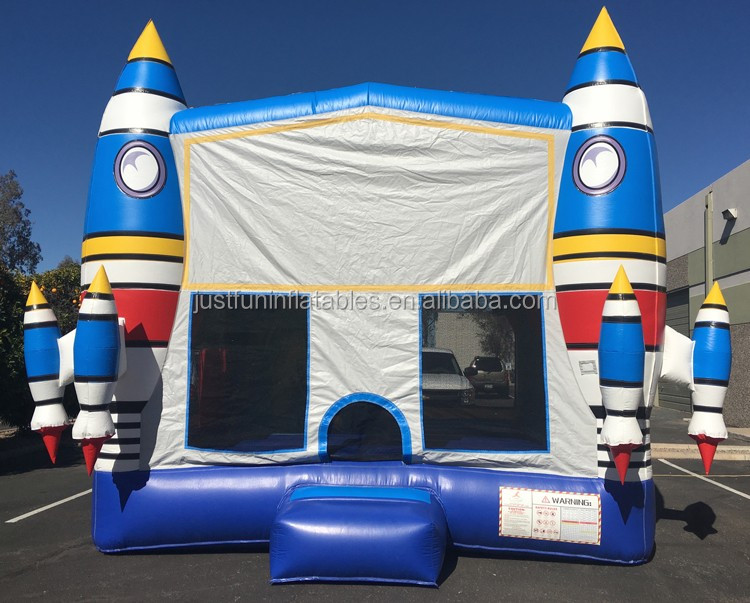 amazing rocket inflatable bouncy castle bounce house for kids