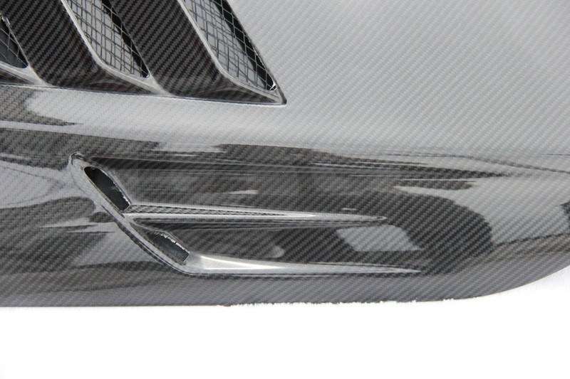 2012-2014 Mercedes Benz A Class W176 A-Class & A45 Varis Style Hood Bonnet CF (14).JPG