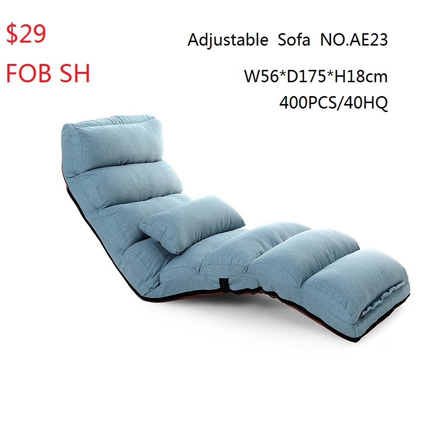 Adjustable Backrest Relaxing Folding Futon Sofa And Comfortable Lounge