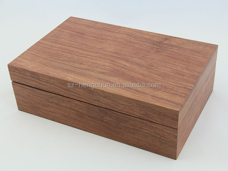 カスタムサイズ完成ウッドボックス矩形木製ボックスでヒンジ仕入れ・メーカー・工場