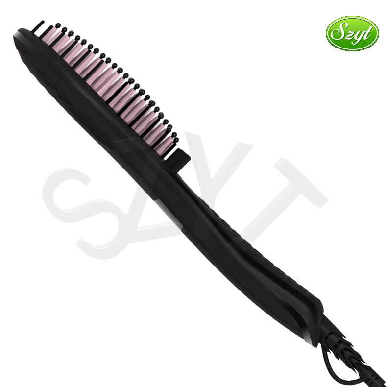 ブラシくしストレートヘアーアイロンは装備温度制御電気毛矯正櫛HSB002QU 問屋・仕入れ・卸・卸売り