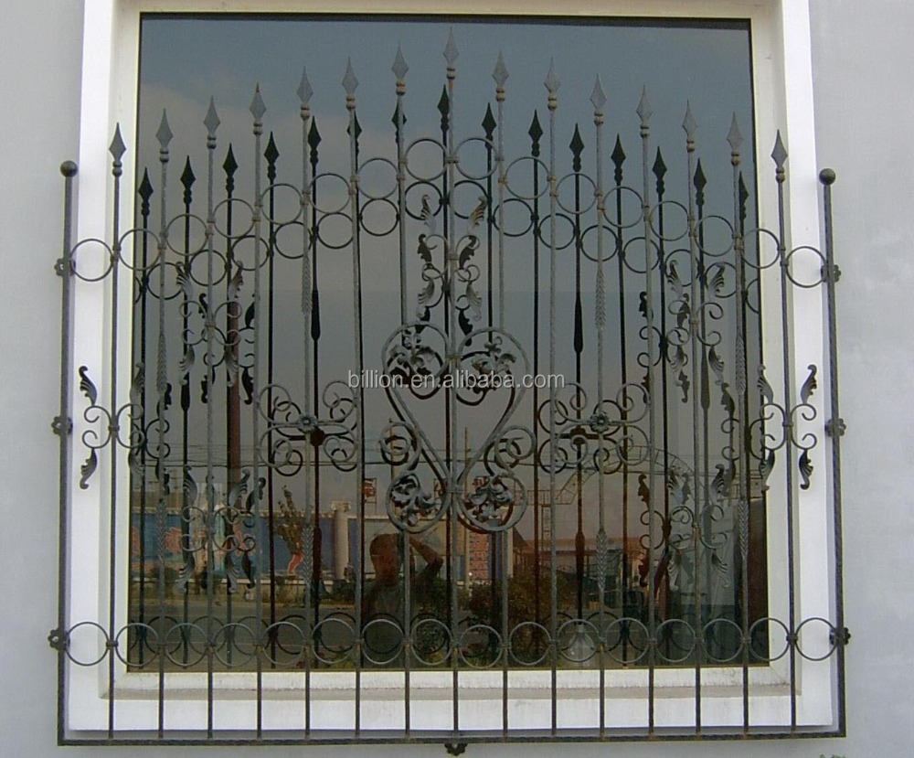 家具 Iron Window Vintage Iron Industrial Window, 6 Panel, Chicken Wire – Out