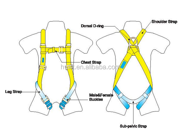 EN361 Safety Belt Full Body Harness/Safety Harness問屋・仕入れ・卸・卸売り