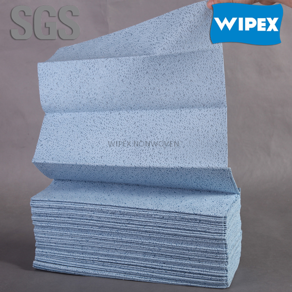 Melt blown wipes