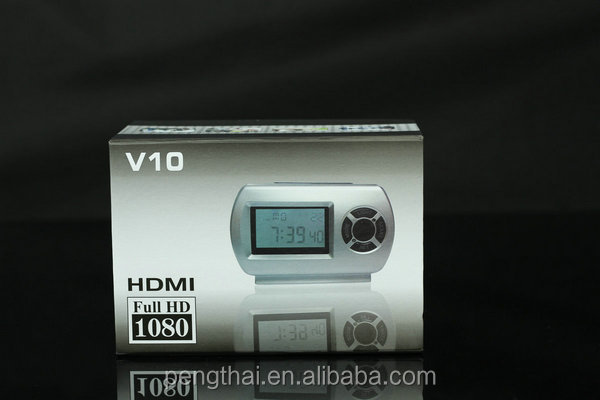 最新2014年フルhd1080pv10隠された目覚まし時計カメラナイトビジョン付きオート- センシング目的球問屋・仕入れ・卸・卸売り