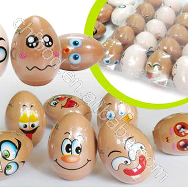 Egg Shape Palstic Container With Fruit Powder,Egg Sour Powder Candy