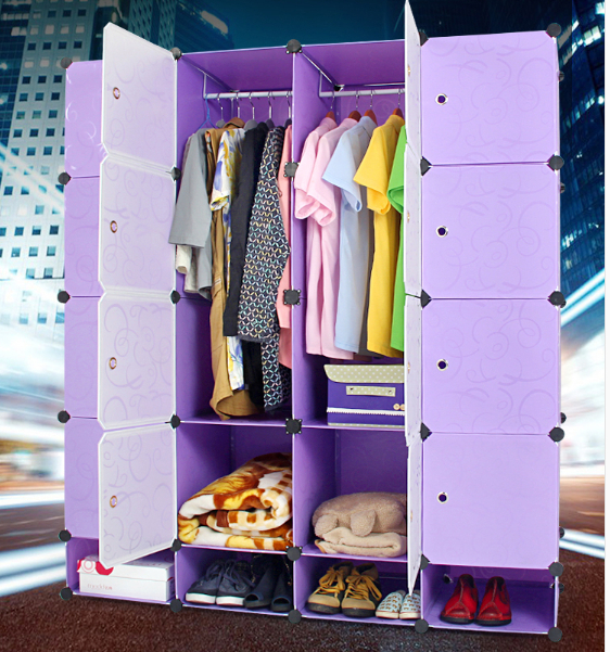 Diy Storage Cubes Wardrobes Shoe Cabinet 20 Cubes Green Color