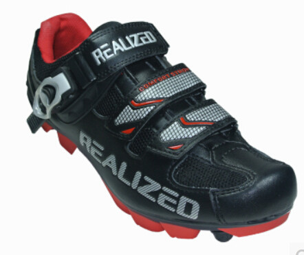 black Realized cycling shoes 1