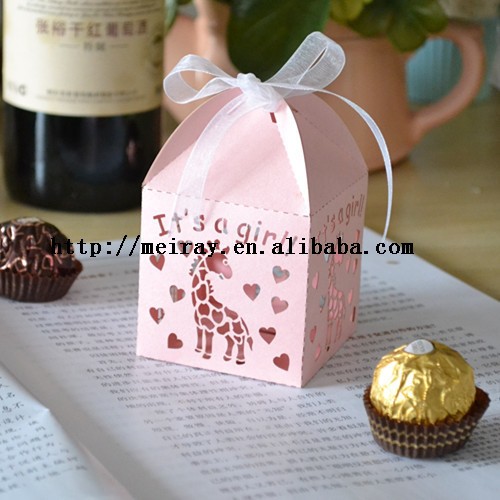 Laser Cut Giraffe Tiger Animals Baby Shower Favors Birthday Party