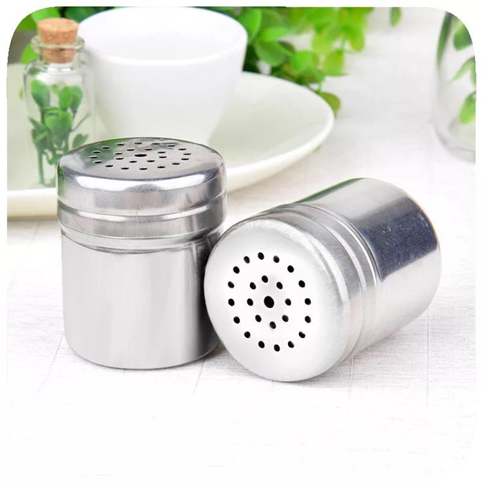 top quality stainless steel spice jars/salt pepper shaker