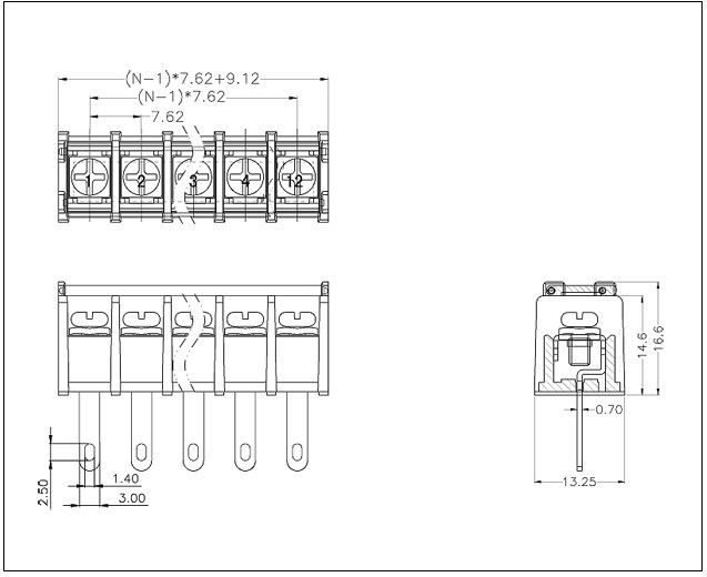 バリアターミナルブロックkf-30hmカバー付き定格電圧と300vオート用端子とコネクタ仕入れ・メーカー・工場