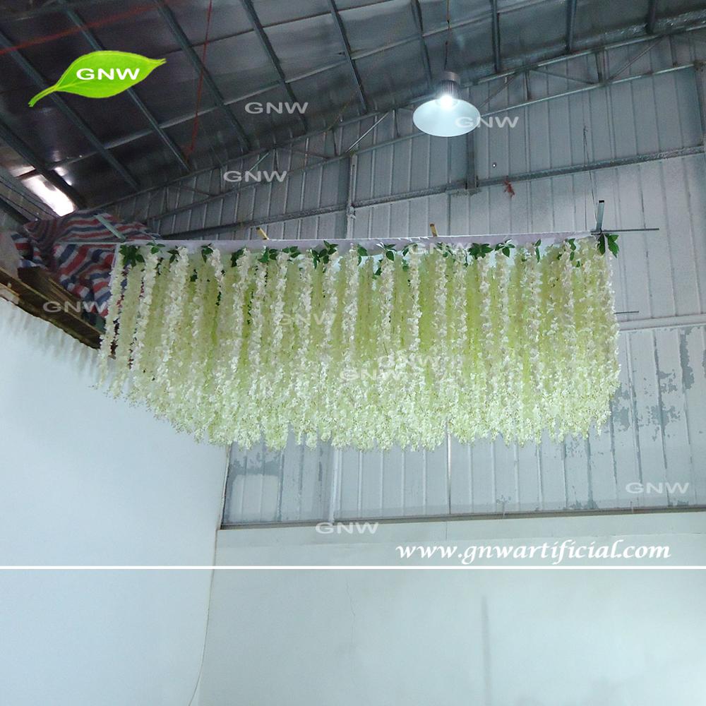 Gnw Flwh1707006 Wisterial Hanging Flower For Wedding Ceiling Drape