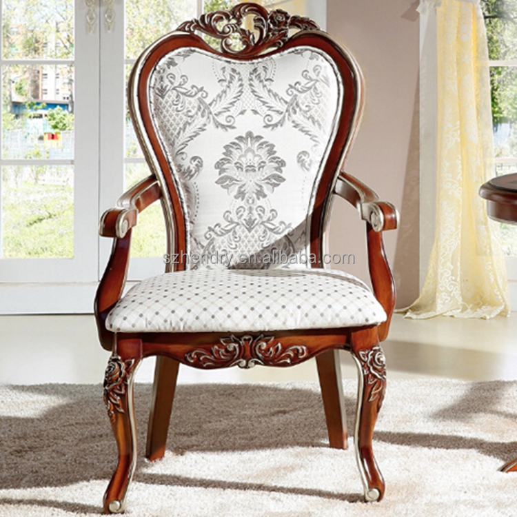 Fancy Upholstered Luxury Leather Dining Chairs With Arms Buy