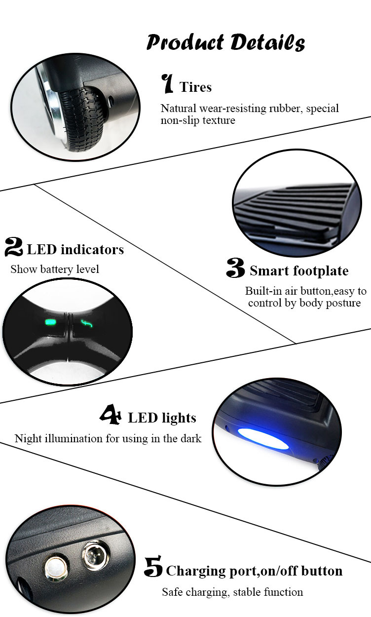 ブルートゥーススピーカー二輪自己ホバーled付きバランスボードのスクーター仕入れ・メーカー・工場