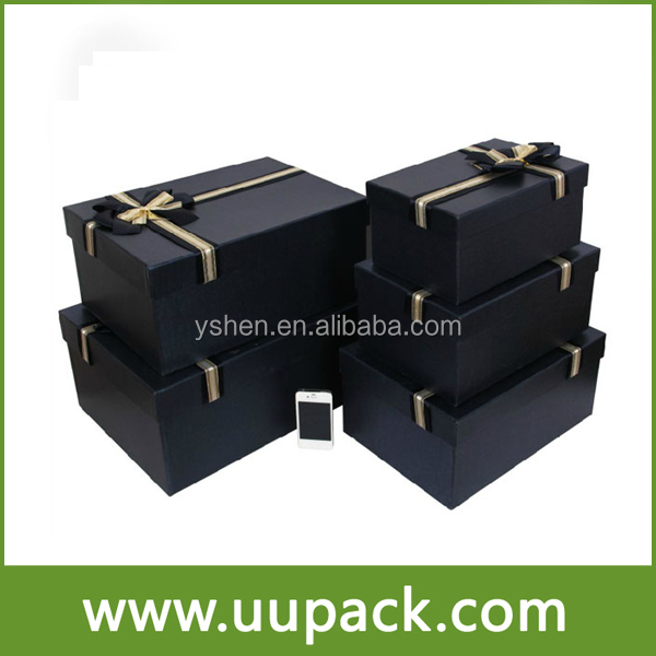 custom design luxury red wine cute paper box