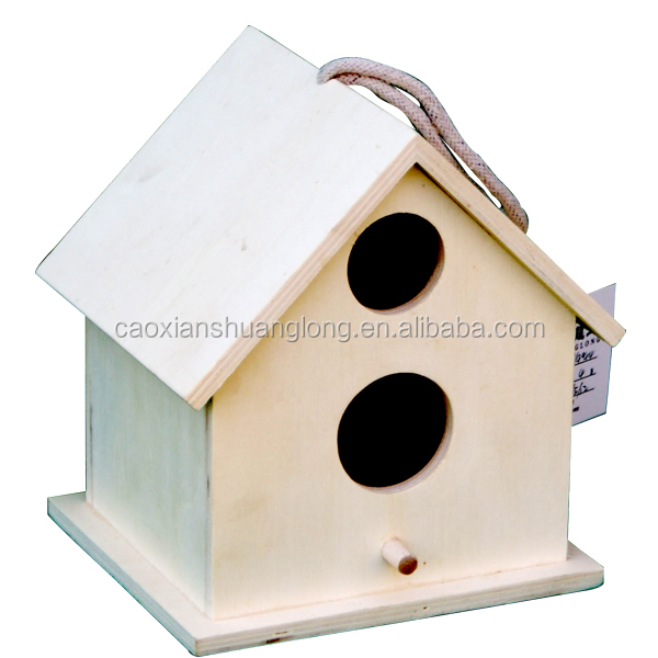 Decorative Outdoor Hanging Wooden Bird House - Buy 