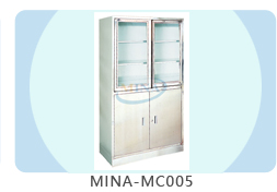ミナ- mc006ステンレス鋼貯蔵器医療用ガラスキャビネット仕入れ・メーカー・工場