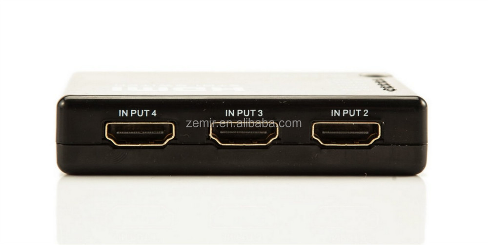 ミニ 5 ポート 1080 p ビデオ hdmi スイッチスイッチャー の hdmi スプリッタ で ir リモート分岐箱仕入れ・メーカー・工場