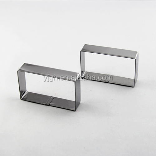 100% Food grade baking tools stainless steel rectangle shape cookie cutter Hot sale cake decorating tools