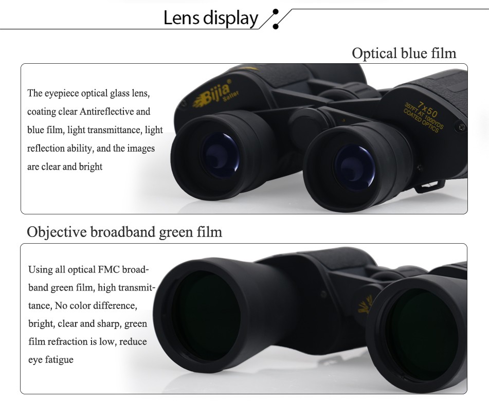 BJ600101 7 × 50長いウォッチング距離狩猟双眼鏡仕入れ・メーカー・工場