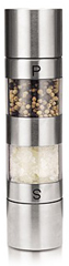 ABS plastic manual salt and pepper mill & grinder