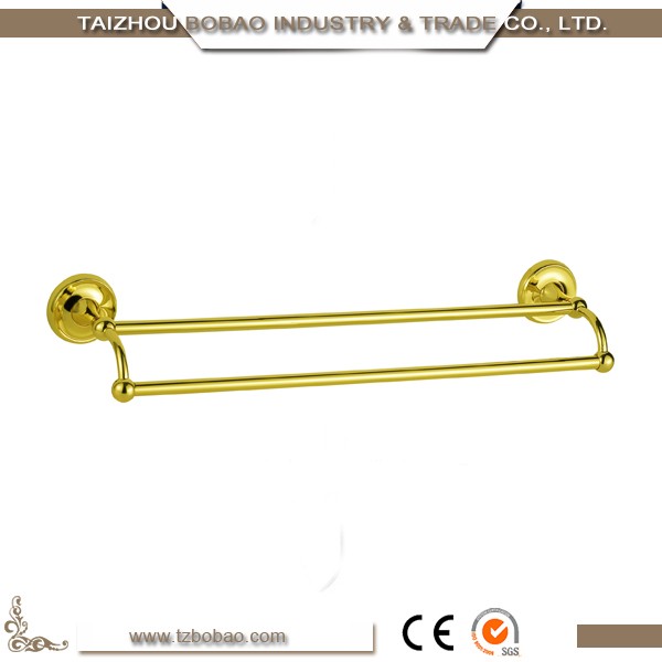 6902G gold double towel bar