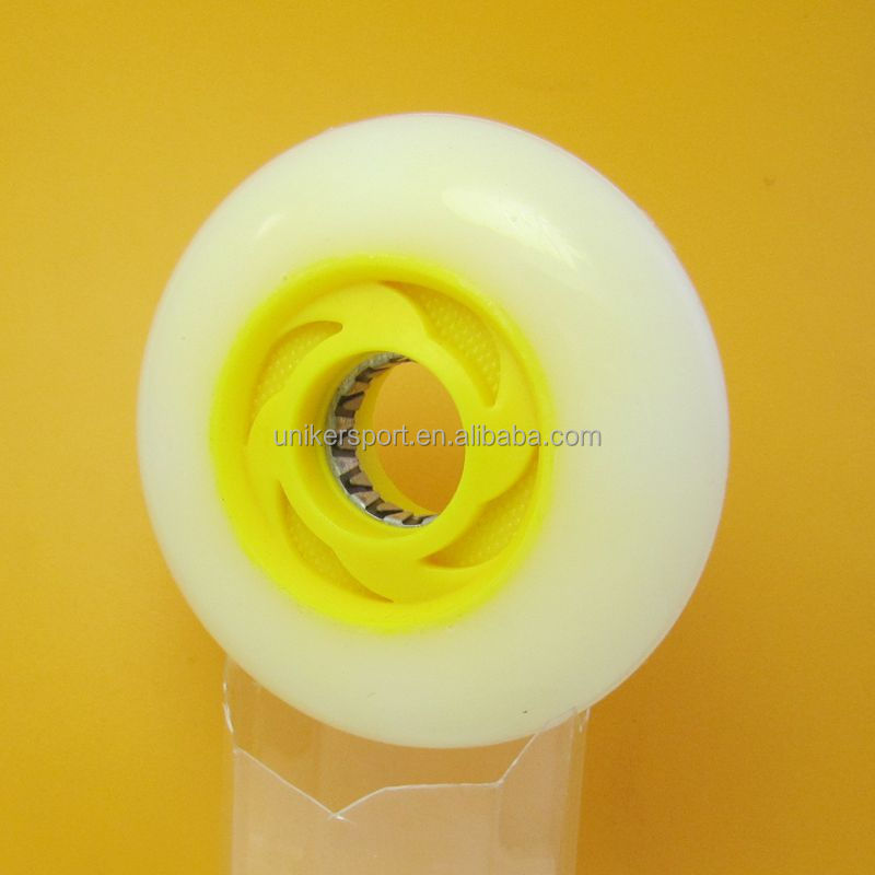 76mm*24mm、 led点滅、 puの車輪、 プロのインラインスケートの車輪問屋・仕入れ・卸・卸売り