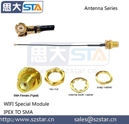 ssmaipex熱い販売の同軸ケーブル用コネクタアンテナ仕入れ・メーカー・工場