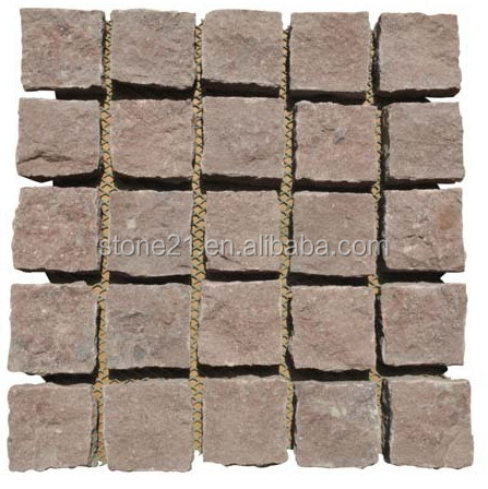red granite paving stone with net.jpg