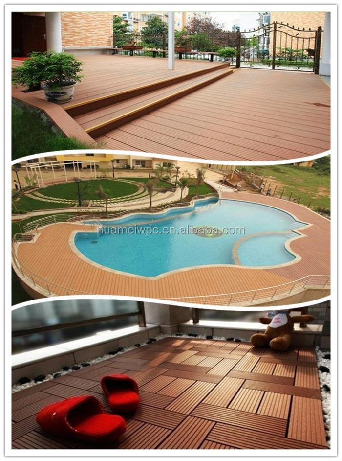 WPC Composite Decking For Wood Boardwalk