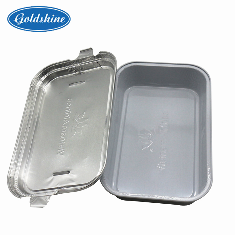 aluminum foil airline catering food packaging box