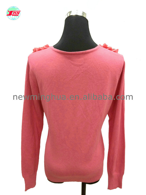 女性のセクシーなファッションはセーターを編んだ12gg/ボタン/printing/ロングスリーブ/v- 首/カーディガン/レース/手作りの花/スプリング秋のセーター問屋・仕入れ・卸・卸売り