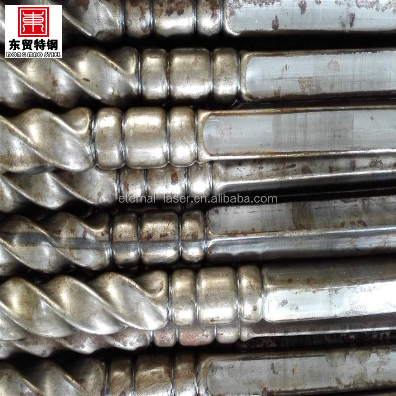 Welded stainless steel embossed constructual pipe