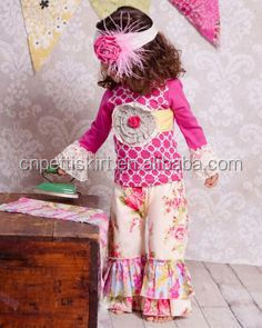 素敵なデザインの女の子の綿ラウンドネックtシャツパープルトップ安い中国卸売子供服カスタム衣類ラベル仕入れ・メーカー・工場